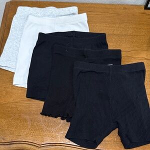 Old navy Kids Ribbed Shorts Set - Black and Gray